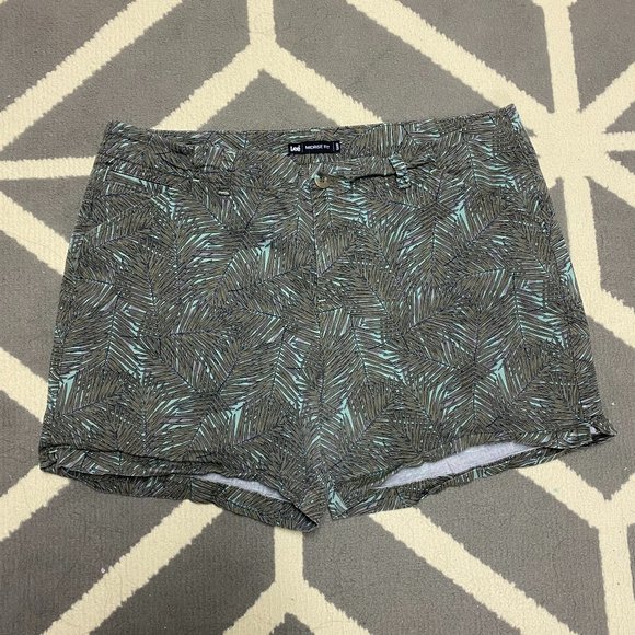 Lee Pants - LEE  Shorts Cotton Shorts Midrise Fit Size 18
